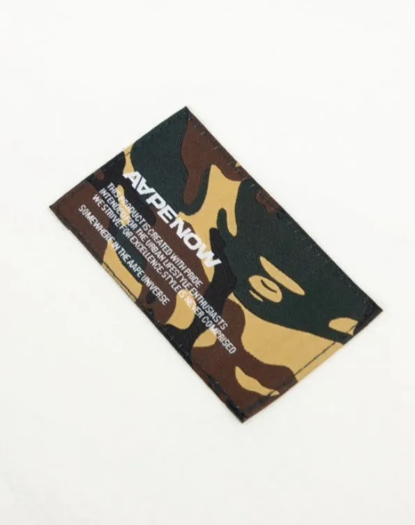 A BATHING APE  |Crew Neck Pullovers Camouflage Plain Cotton Short Sleeves