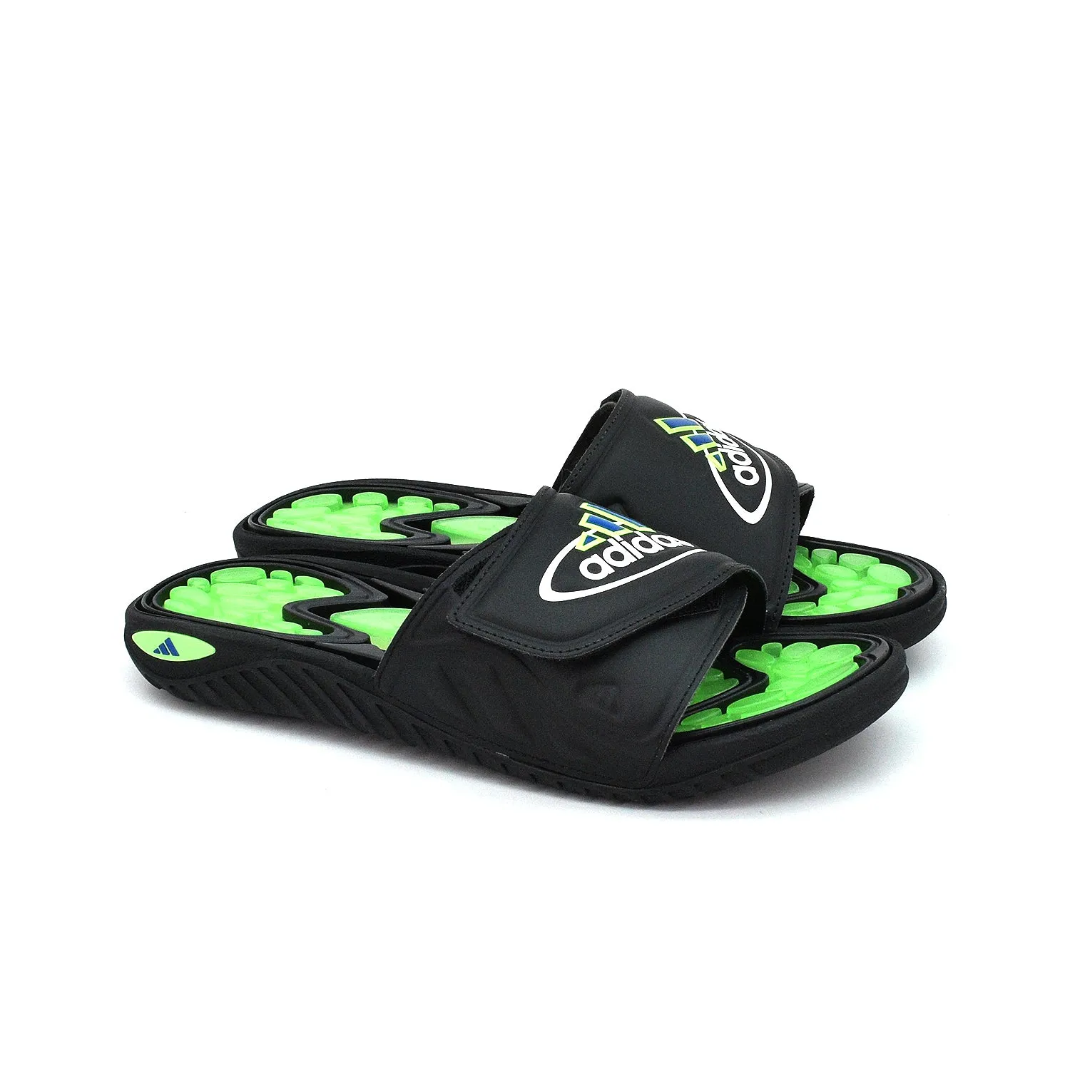 adidas Reptossage Slide Core Black/Team Solar Green GX3375