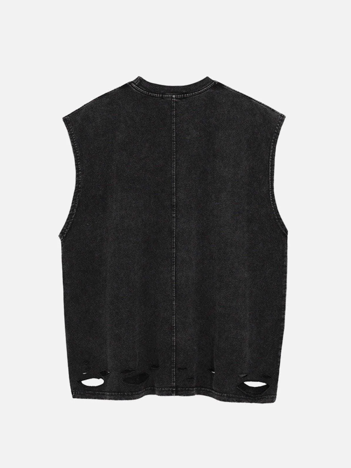 Aelfric Eden  |Pullovers Heart Unisex Sleeveless Street Style Cotton