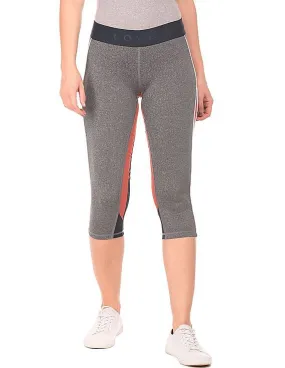 Aeropostale Colour Blocked Hem Capri Leggings