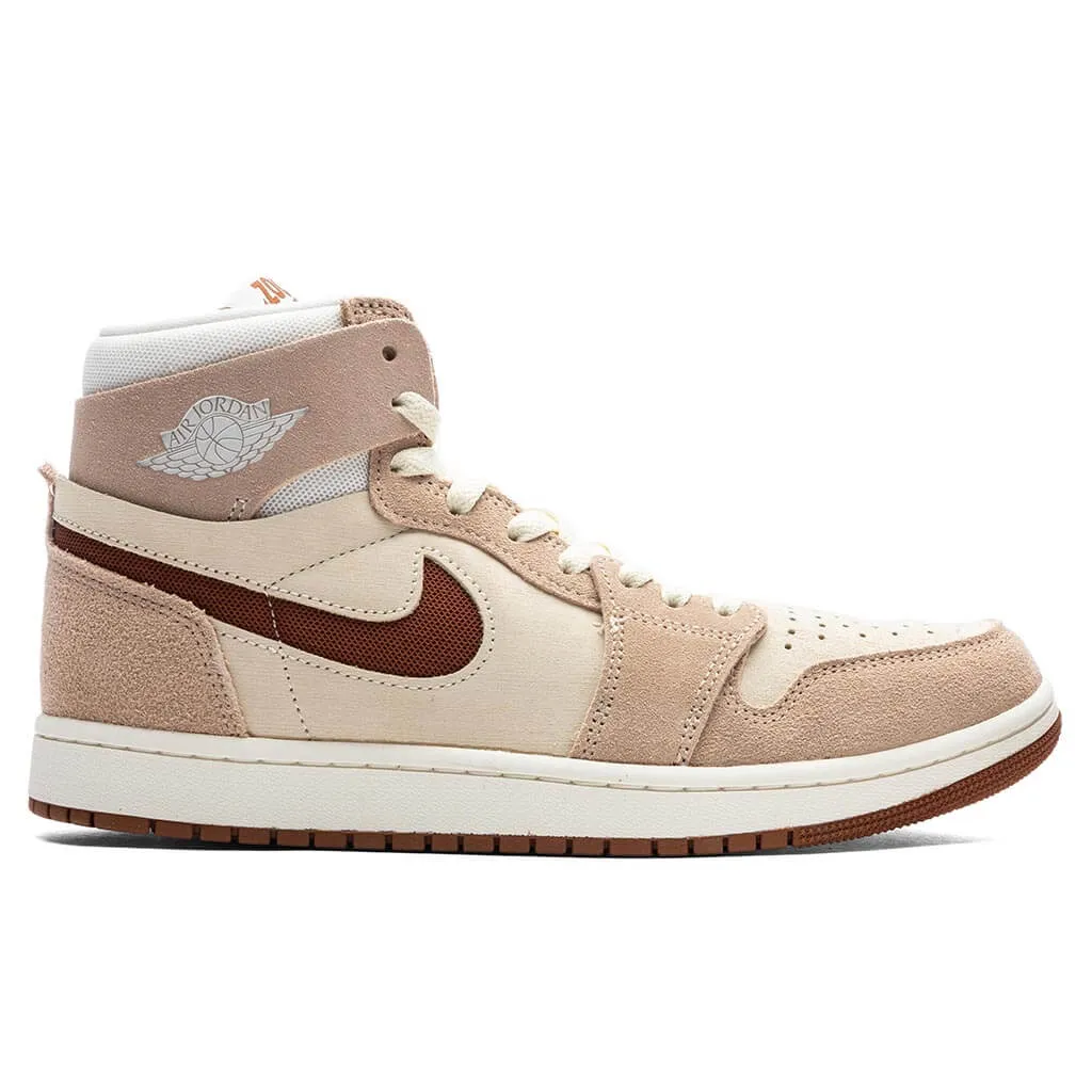 Air Jordan 1 Zoom Comfort 2 - Sail/Legend Coffee/Legend Medium Brown