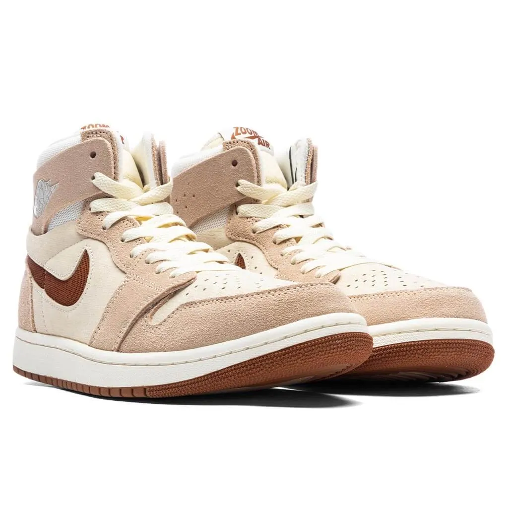 Air Jordan 1 Zoom Comfort 2 - Sail/Legend Coffee/Legend Medium Brown