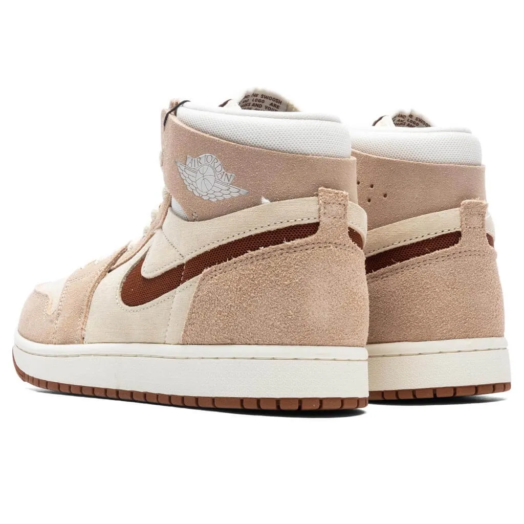 Air Jordan 1 Zoom Comfort 2 - Sail/Legend Coffee/Legend Medium Brown