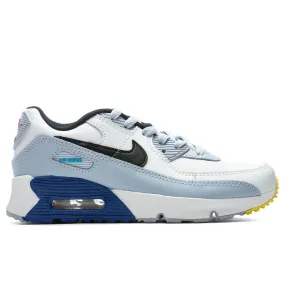 Air Max 90 LTR (PS) - White/Black/Blue Whisperer