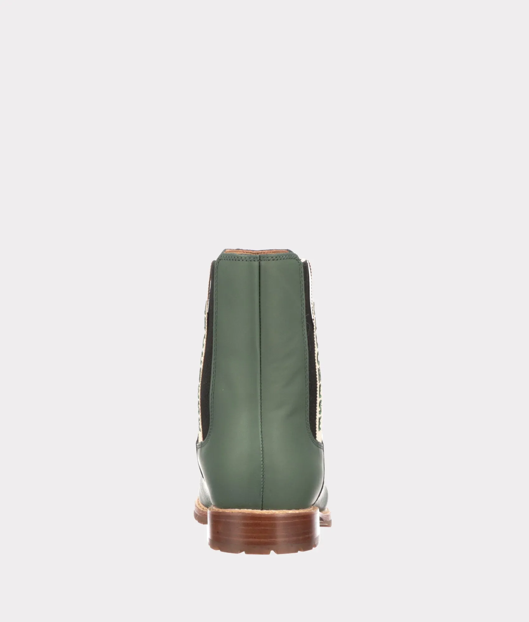 All-Weather Ladies Garden Boot :: Military Green + Black