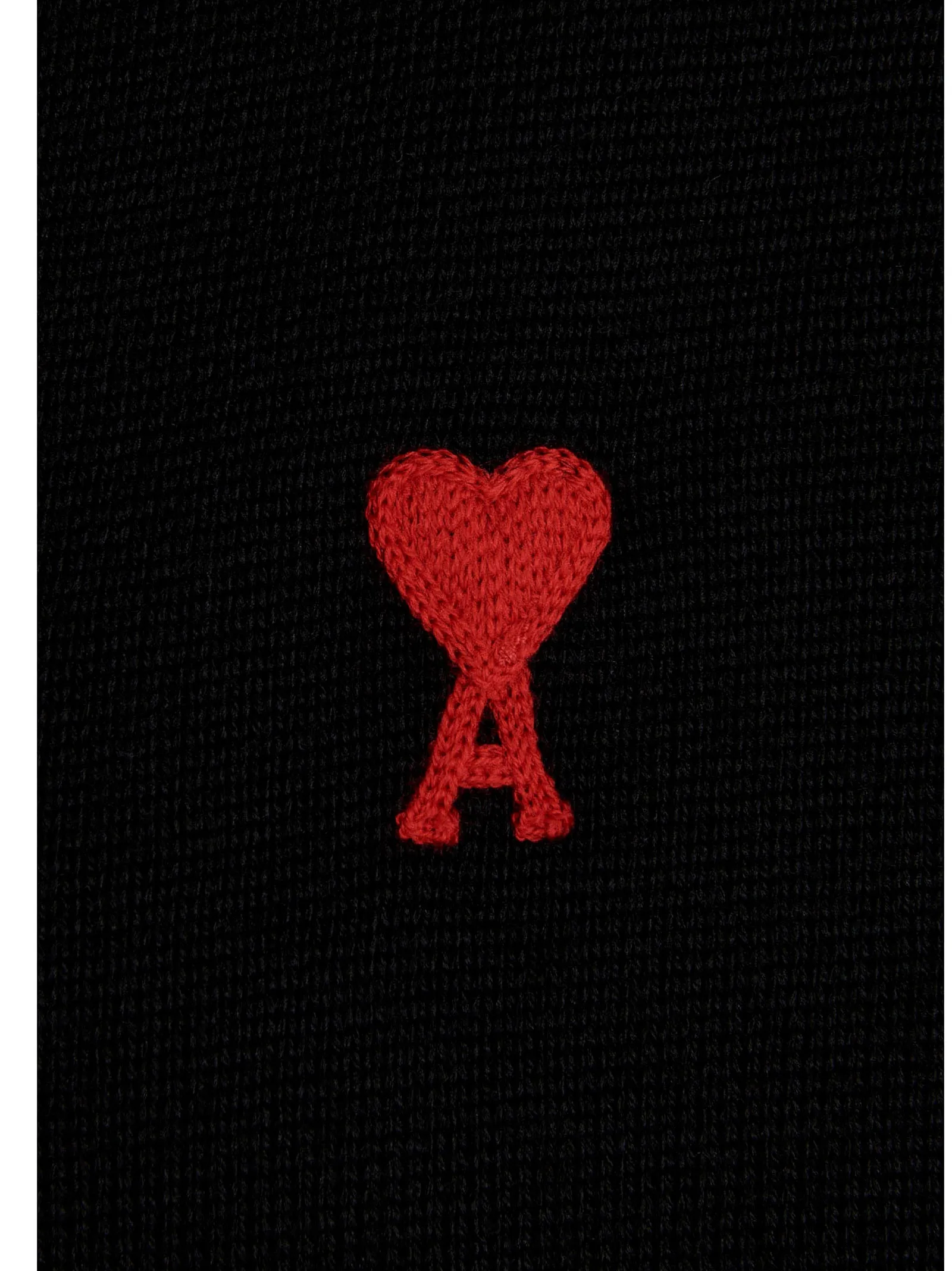 AMI De Coeur Logo Embroidered Cardigan