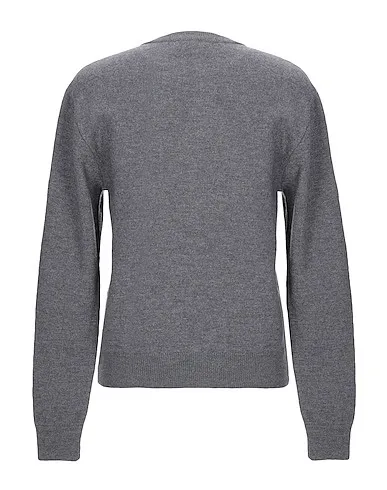 AMI PARIS  |Pullovers Unisex Wool Street Style U-Neck Long Sleeves Plain