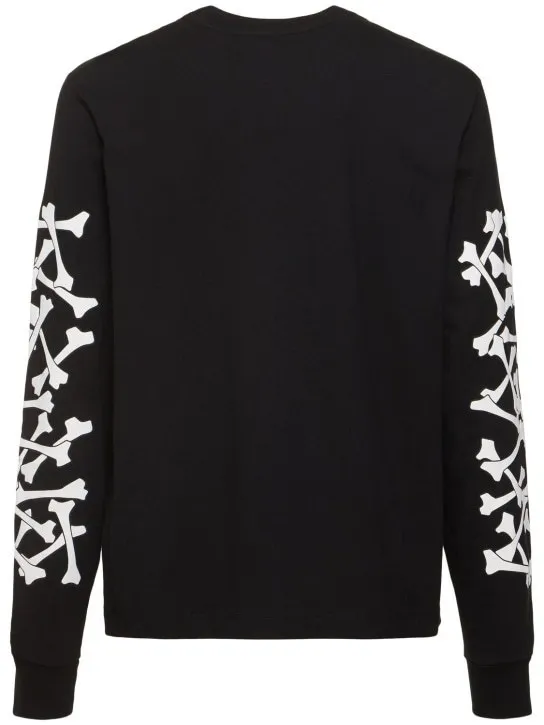 AMIRI  |Crew Neck Pullovers Street Style Long Sleeves Plain Cotton