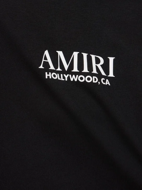 AMIRI  |Crew Neck Pullovers Street Style Long Sleeves Plain Cotton