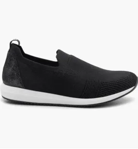 Ara Women's Leena II Slip-On Sneaker Black