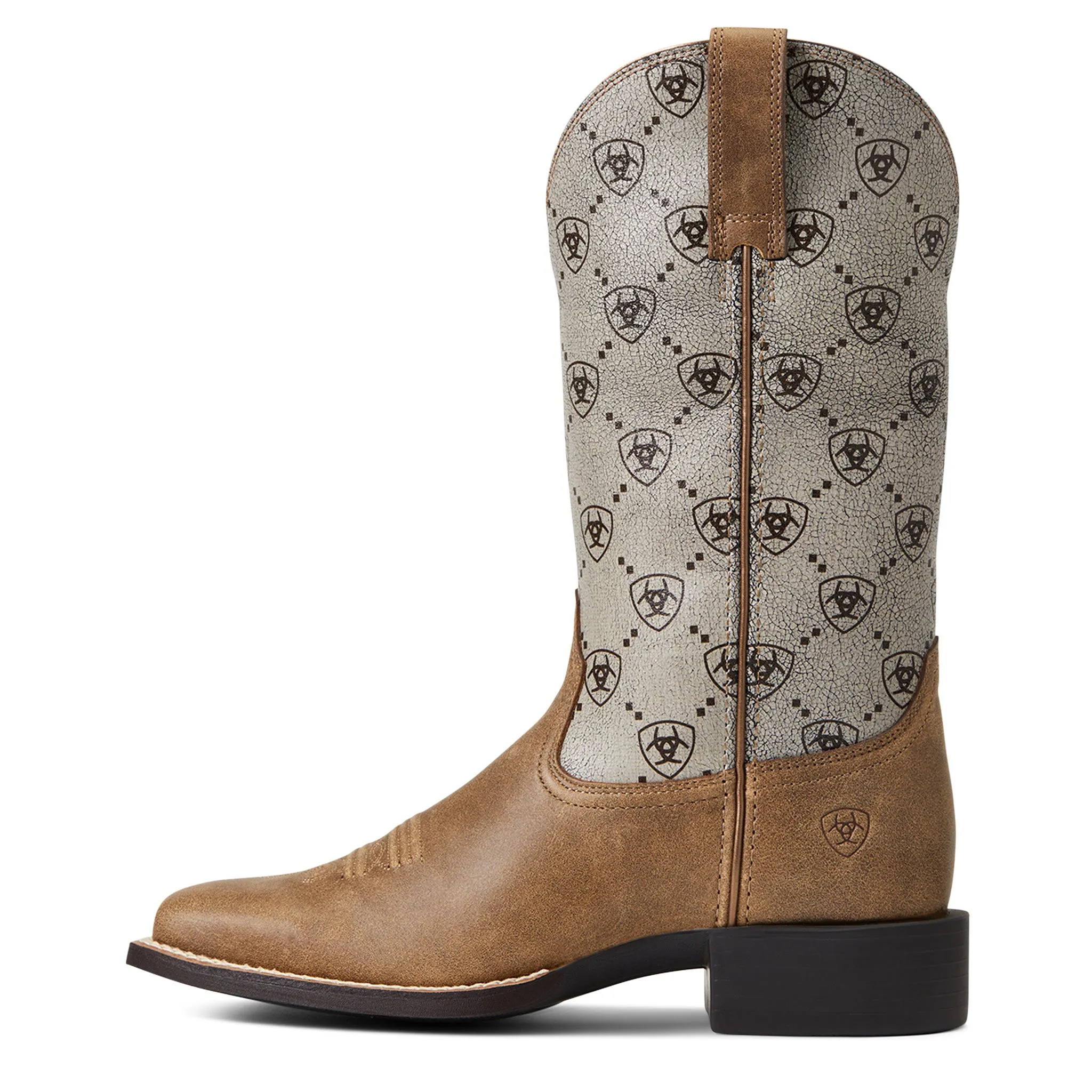 Ariat Women's Brown Ariat Logo Square Toe Boot