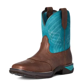 Ariat Women's Dark Brown & TQ Anthem Shortie