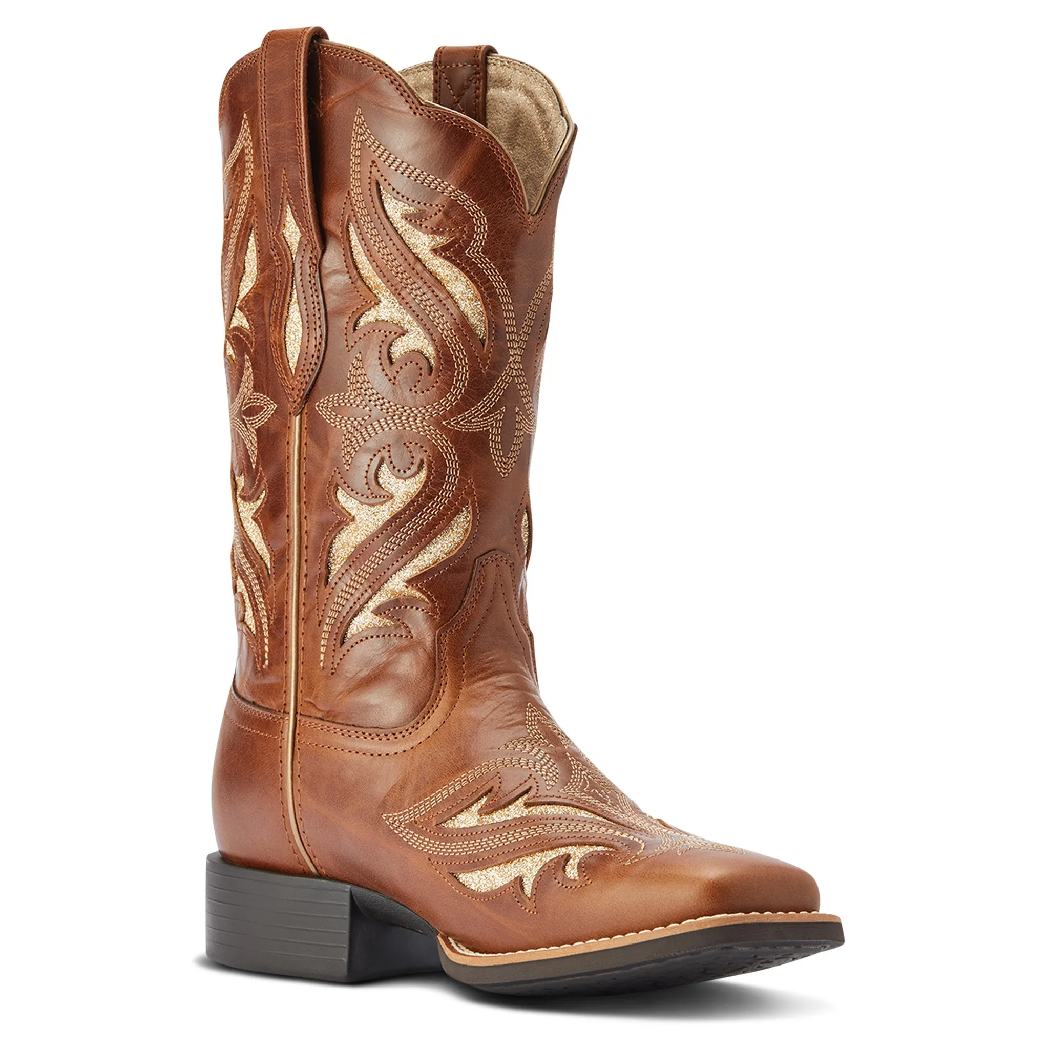 Ariat Women's Round Up Bliss Midday Tan Square Toe