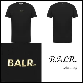 BALR  |Crew Neck Pullovers Unisex Street Style Plain Cotton