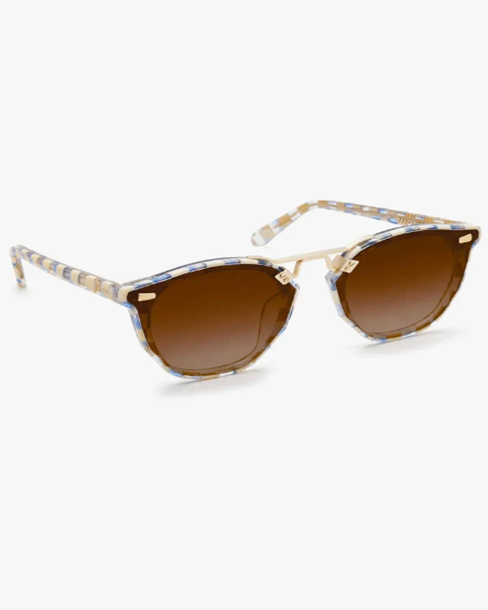 Beau Nylon Sunglasses in Gingham