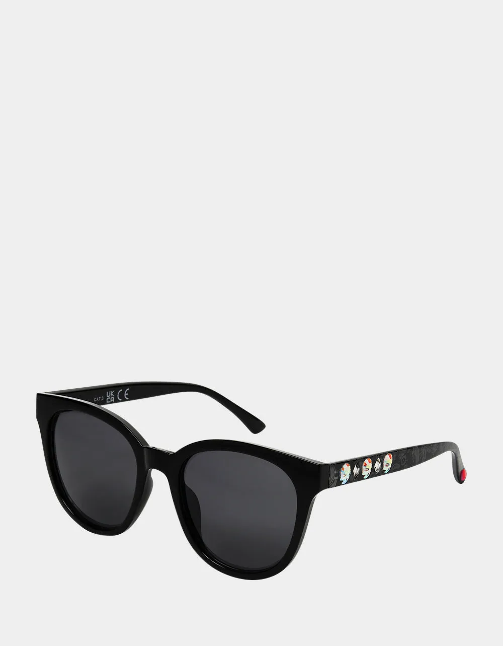 BETSEYS CRYSTAL SKULL SUNNIES BLACK