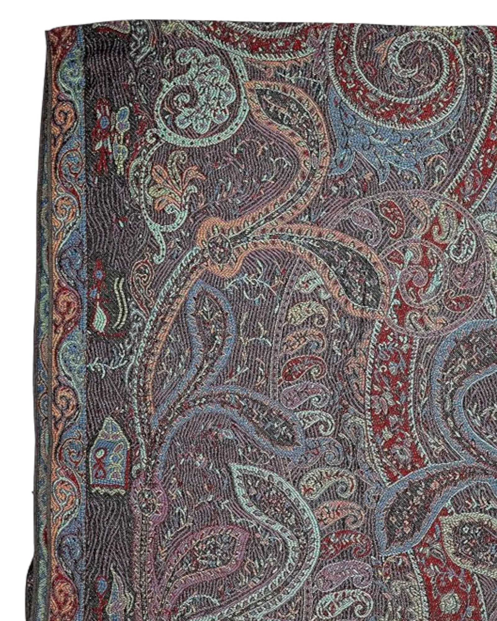 Black Tapestry Paisley Rave Pashmina