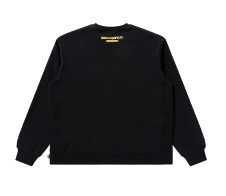 BlackEyePatch  |Crew Neck Unisex Long Sleeves Logo Skater Style Sweatshirts