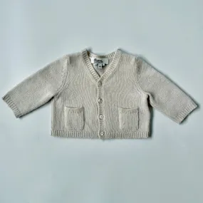 Bonpoint Cream Cashmere Cardigan: 6 Months