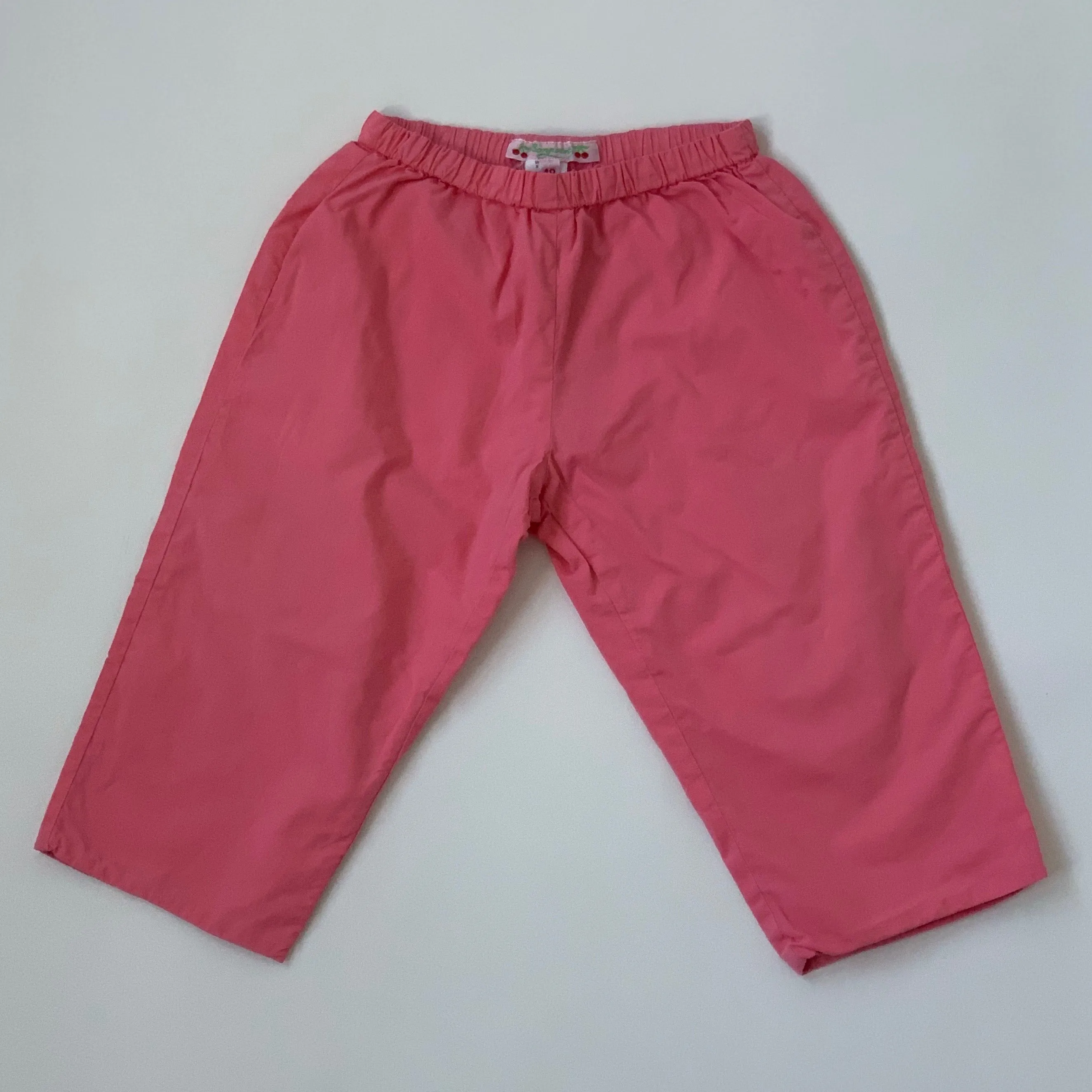 Bonpoint Pink Cotton Trousers: 18 Months