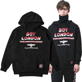 BOY LONDON  |Pullovers Unisex Studded Street Style Long Sleeves Cotton