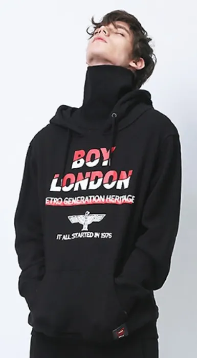 BOY LONDON  |Pullovers Unisex Studded Street Style Long Sleeves Cotton