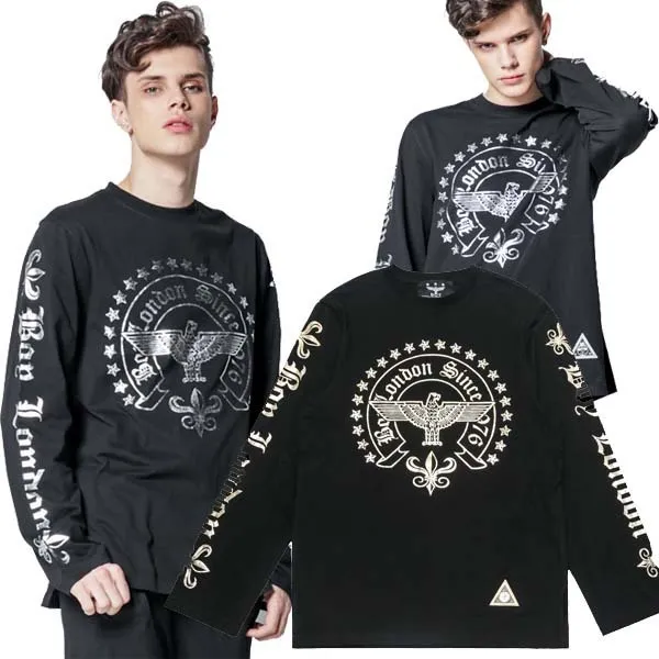 BOY LONDON  |Pullovers Unisex Studded Street Style U-Neck Long Sleeves