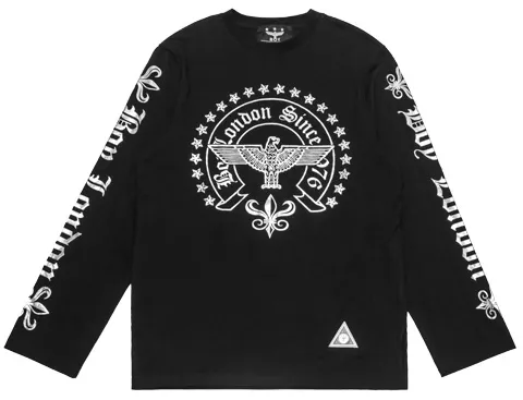 BOY LONDON  |Pullovers Unisex Studded Street Style U-Neck Long Sleeves