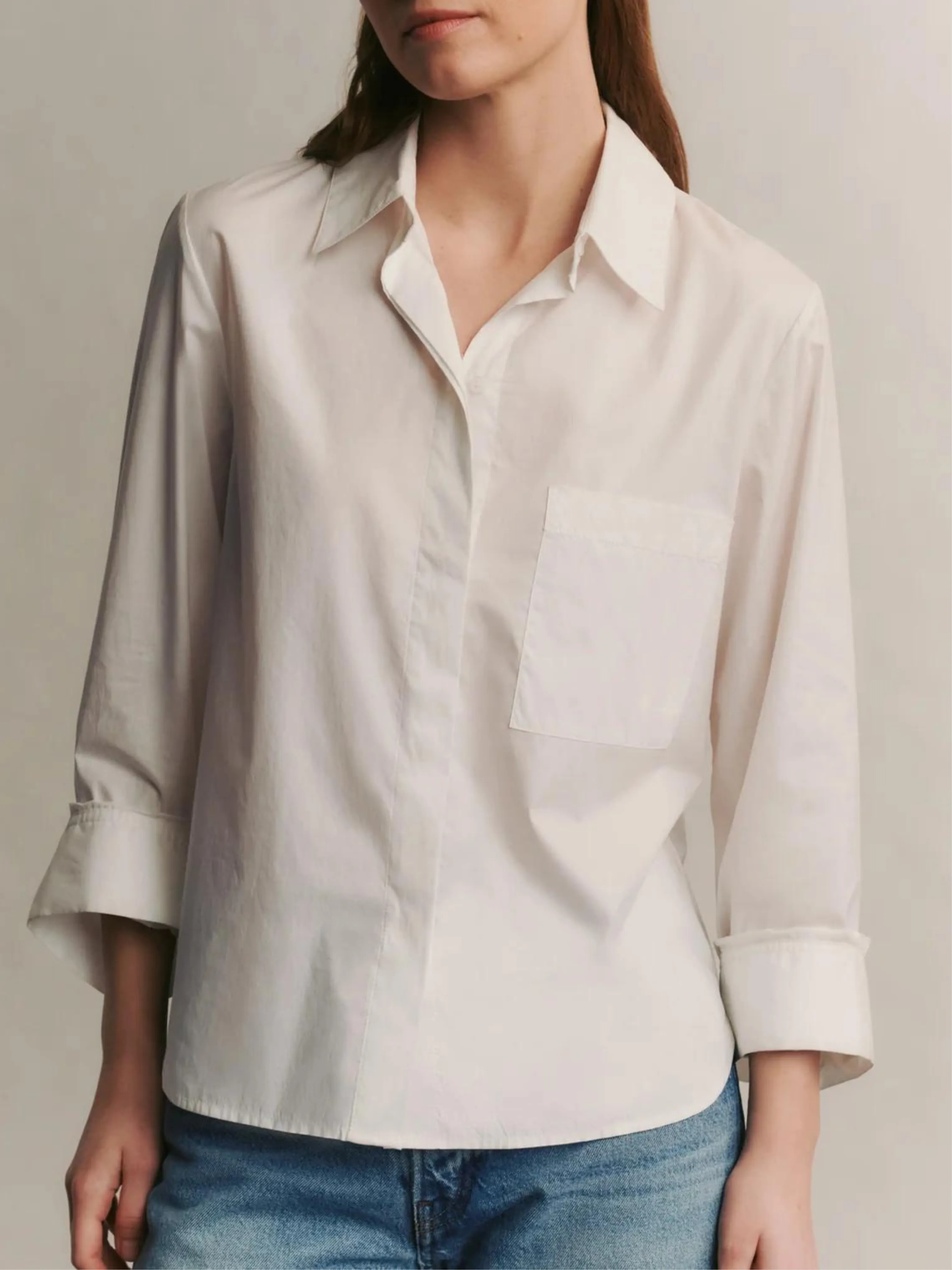 Boyfriend Shirt in White