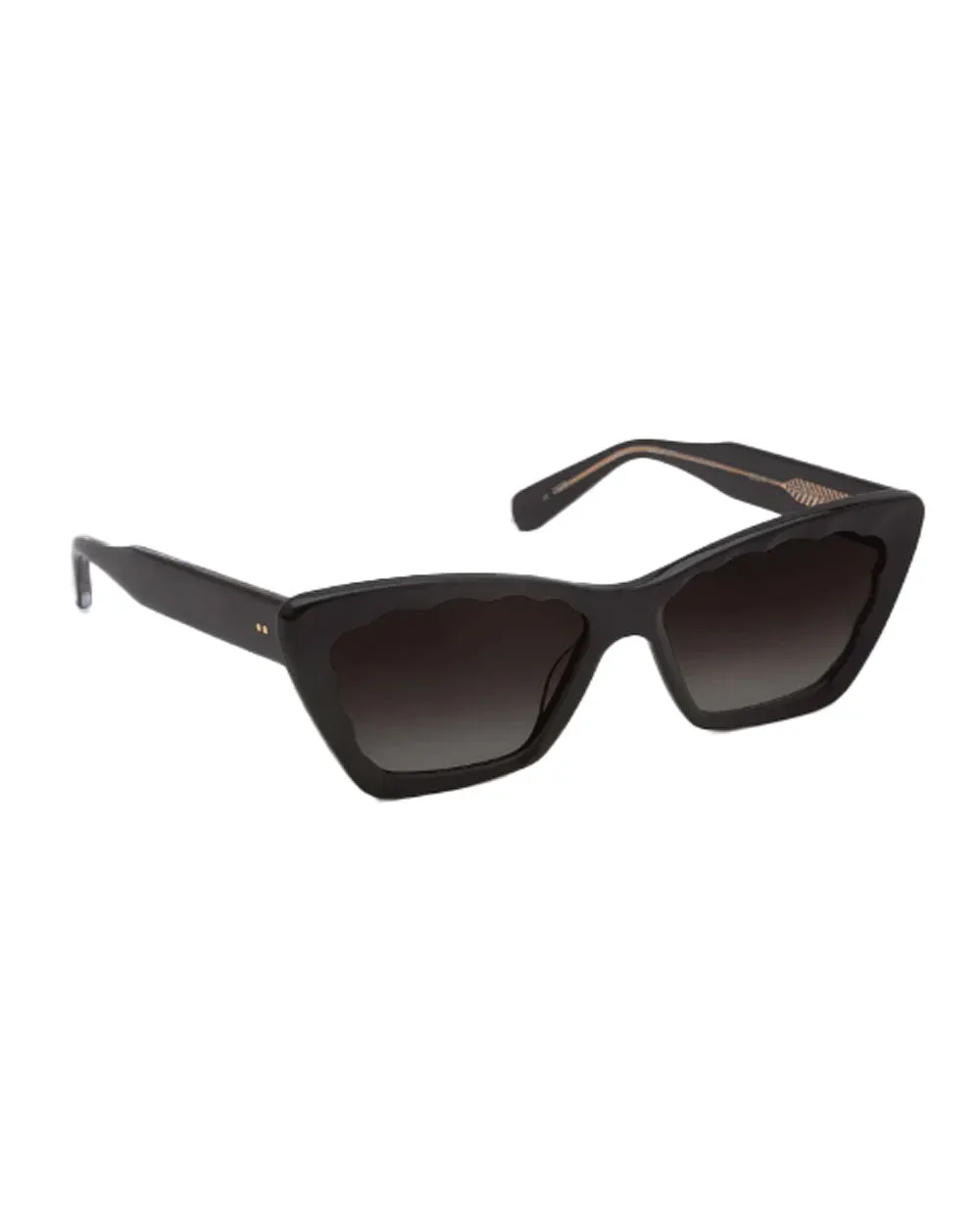 Brigitte Sunglasses in Black Crystal