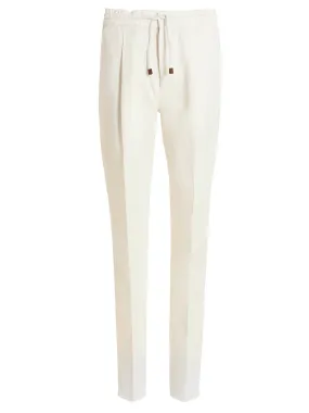 Brunello Cucinelli Pleated Straight-Leg Trousers