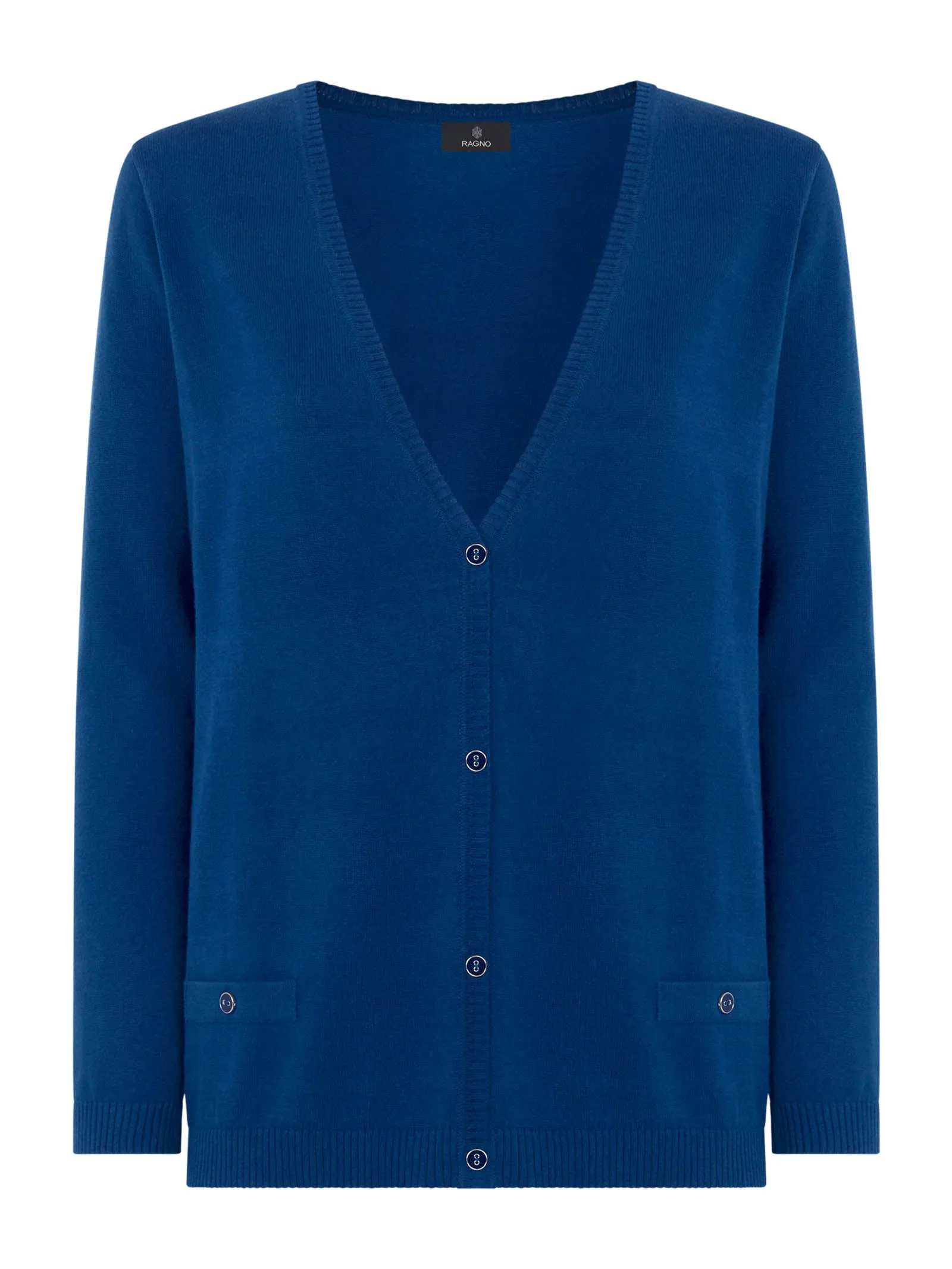 Cardigan in puro cotone - Dazzling Blue