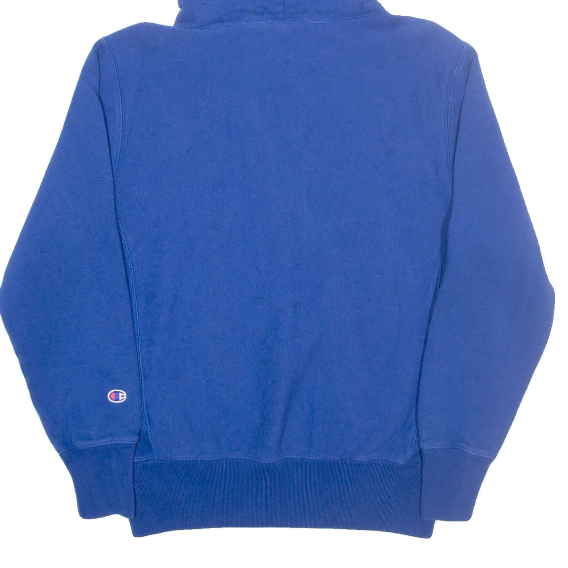 CHAMPION Womens Blue Hoodie L