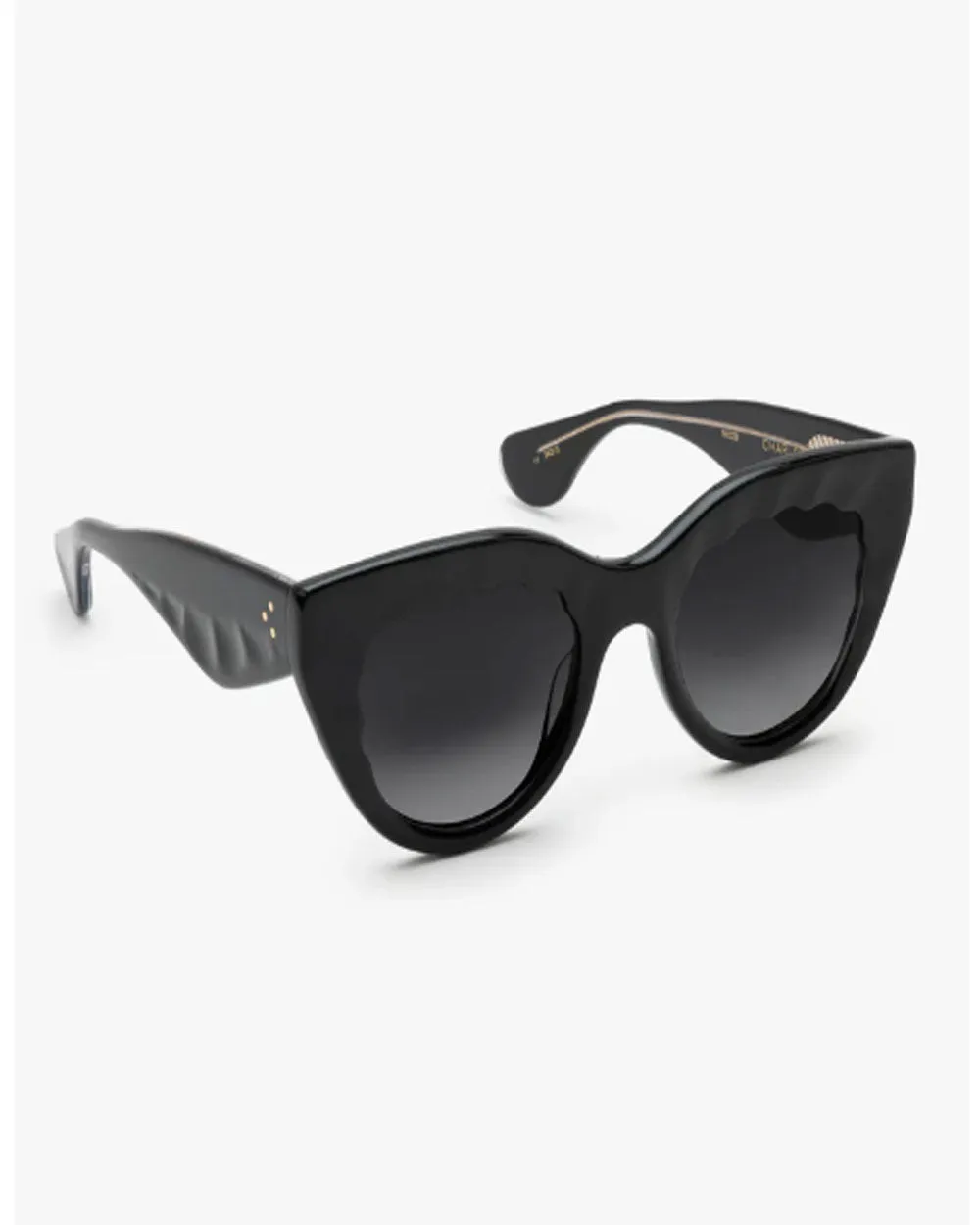 Charlotte Sunglasses in Black and Crystal