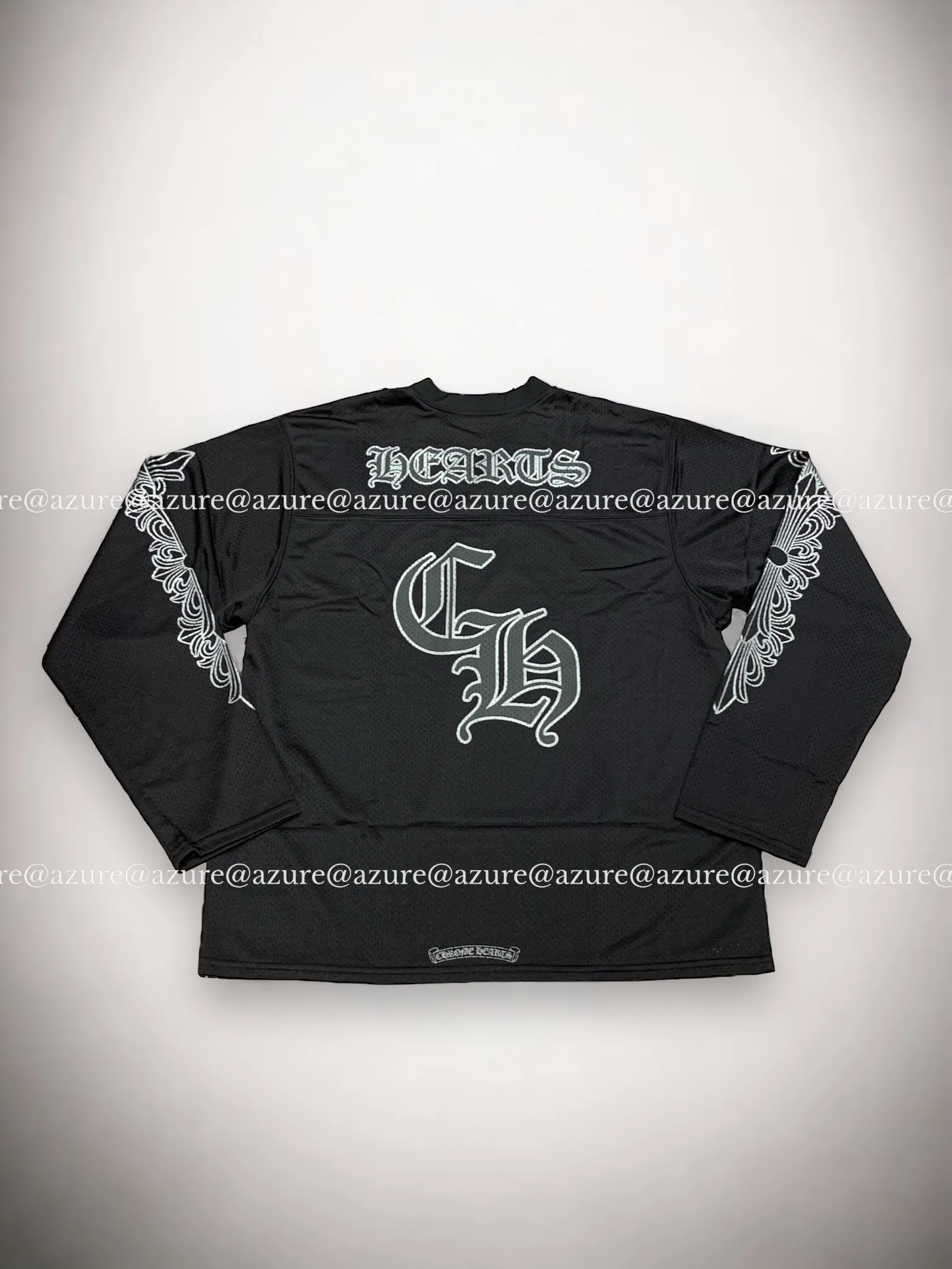 CHROME HEARTS  |Pullovers Unisex Street Style V-Neck Long Sleeves