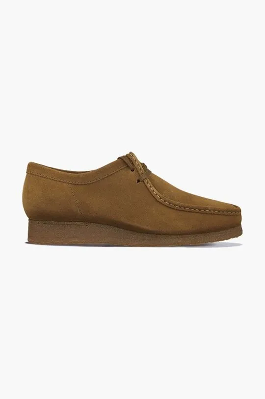 Clarks suede shoes Wallabee brown color 26155518