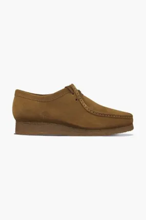 Clarks suede shoes Wallabee brown color 26155518