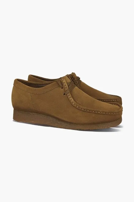 Clarks suede shoes Wallabee brown color 26155518