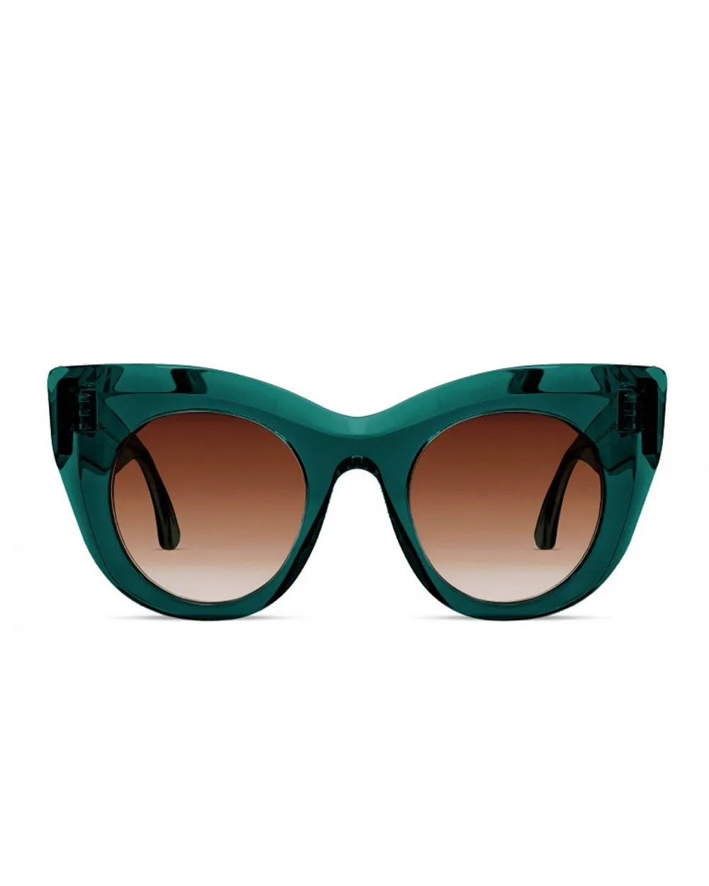 Climaxxxy Glasses in Translucent Emerald