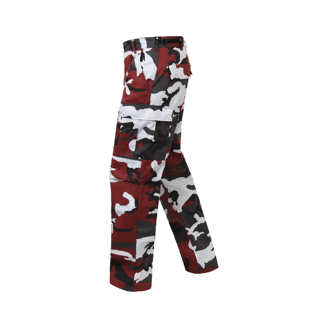 Color Camo Tactical BDU Pant : Red Camo