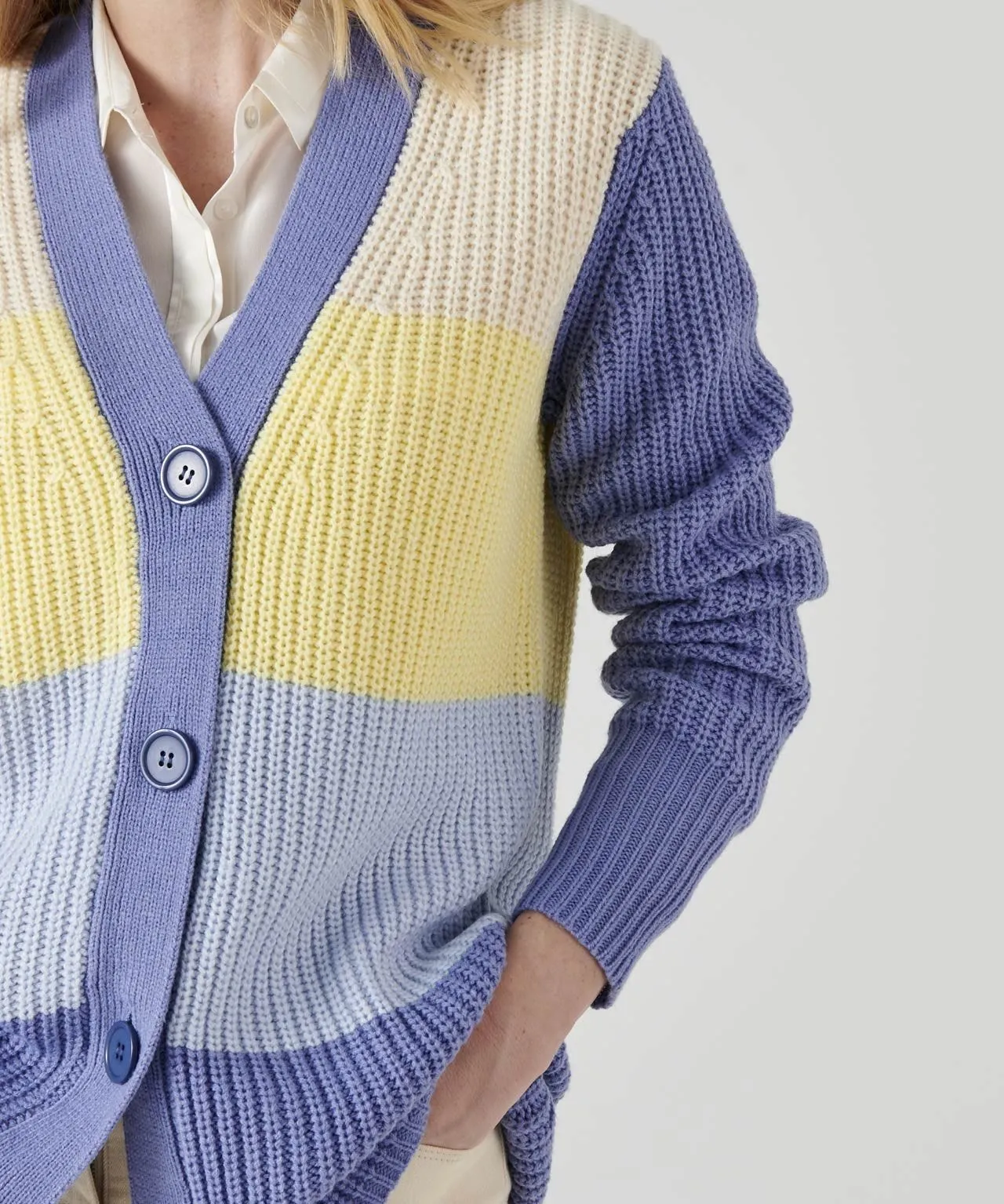 Colourblock Cardigan