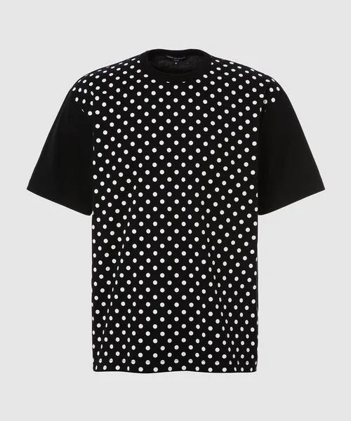 COMME des GARCONS  |Crew Neck Pullovers Dots Unisex Street Style Cotton