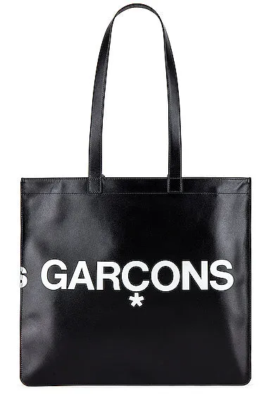 Comme Des Garcons Huge Logo Tote Bag