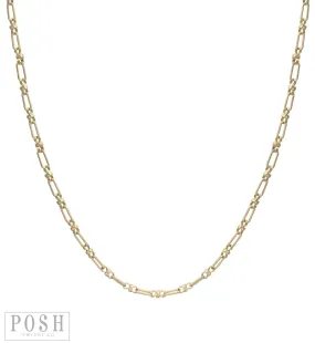 Cross Tie Chain Necklace - 2 Colors