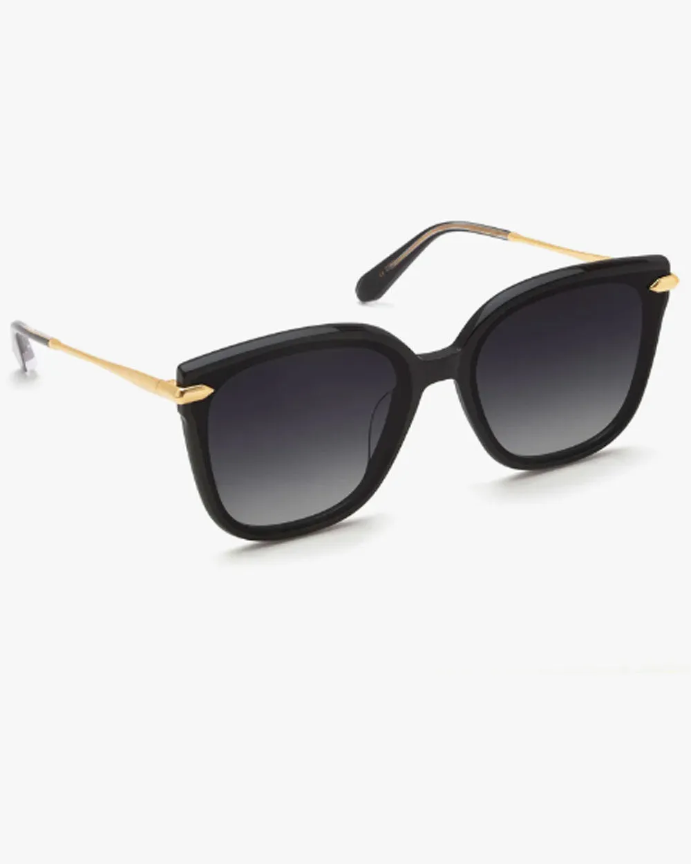 Dede Nylon Sunglasses in Black Crystal 24K