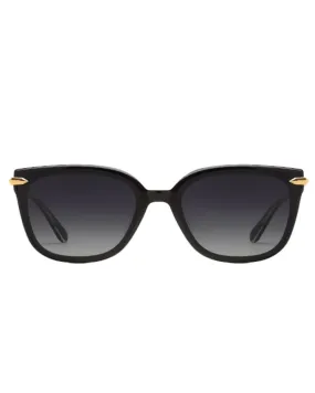 Dede Nylon Sunglasses in Black Crystal 24K