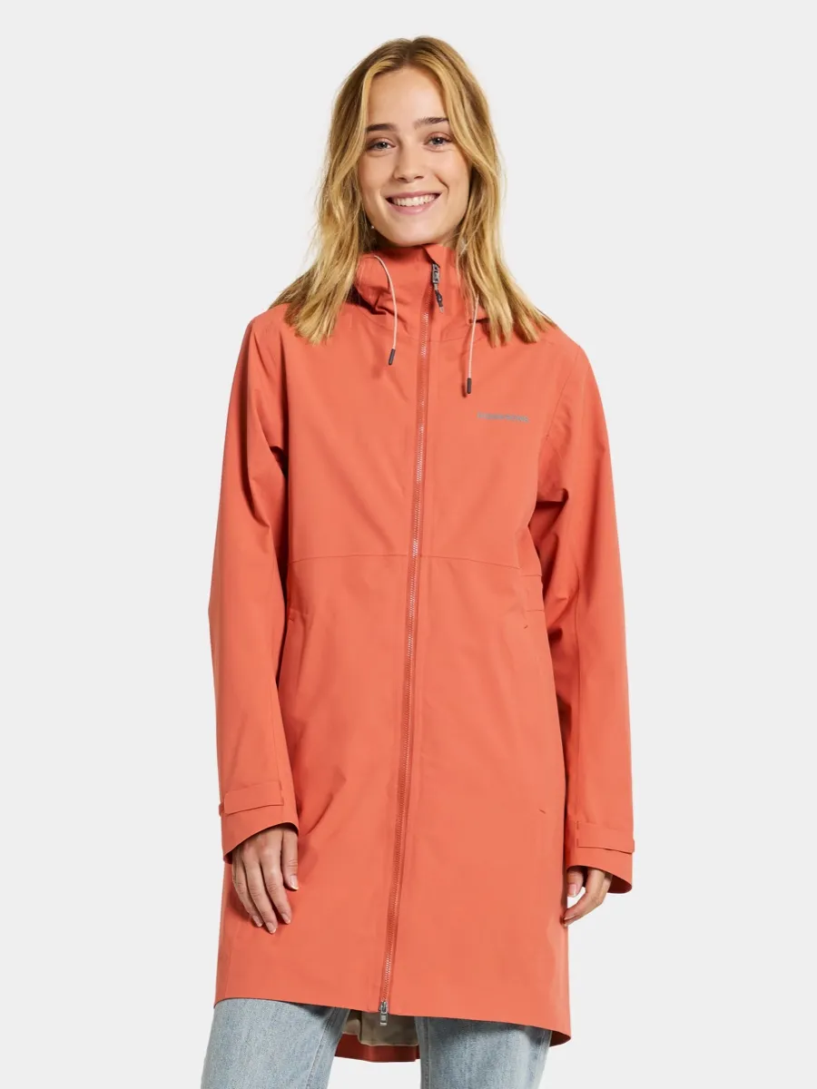 Didriksons Women's Bea Parka 6 Brique Red | Buy Didriksons Women's Bea Parka 6 Brique Red here | Outnorth