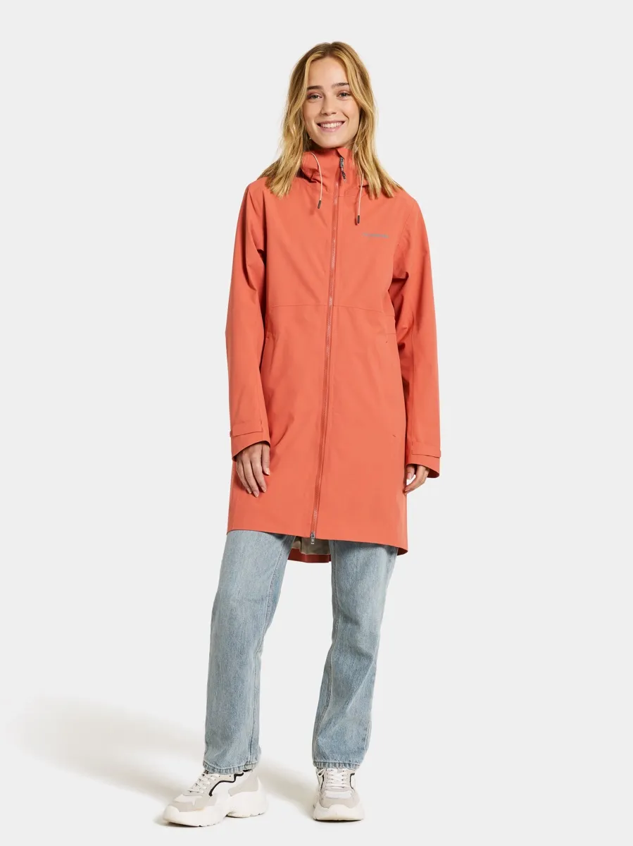 Didriksons Women's Bea Parka 6 Brique Red | Buy Didriksons Women's Bea Parka 6 Brique Red here | Outnorth