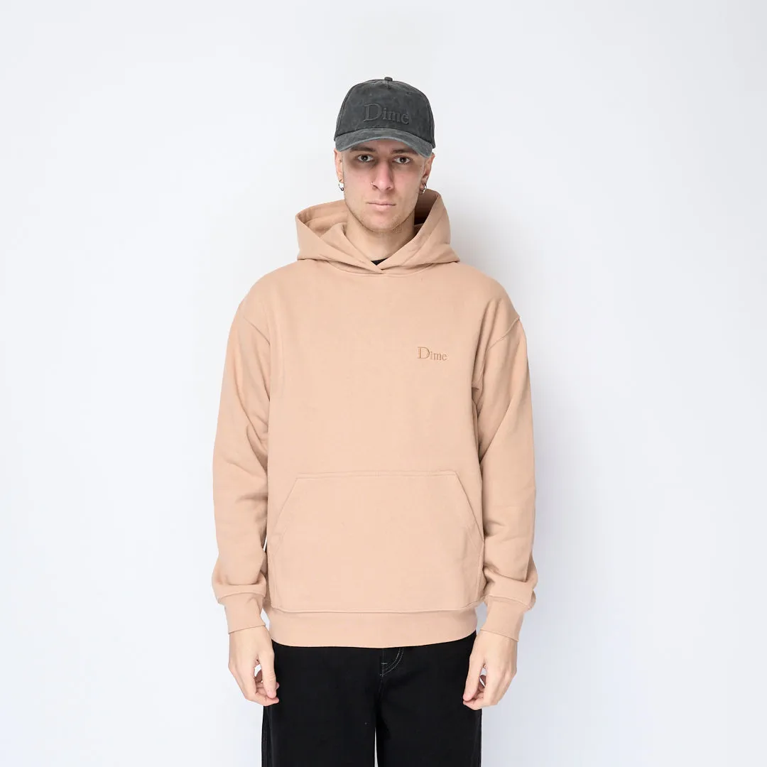 Dime - Classic Small Logo Hoodie (Tan)