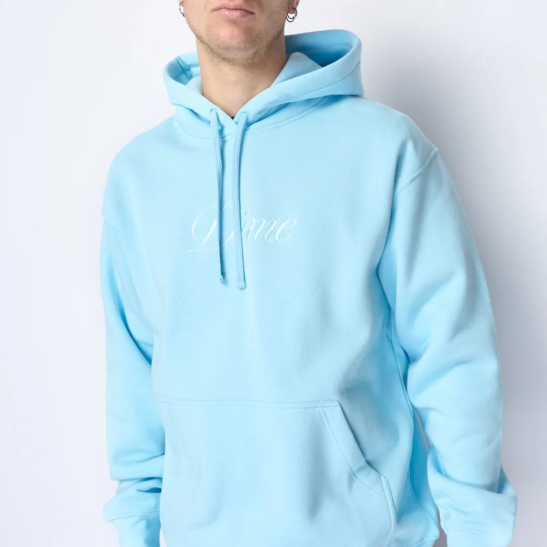 Dime - Cursive Logo Hoodie (Baby Blue)